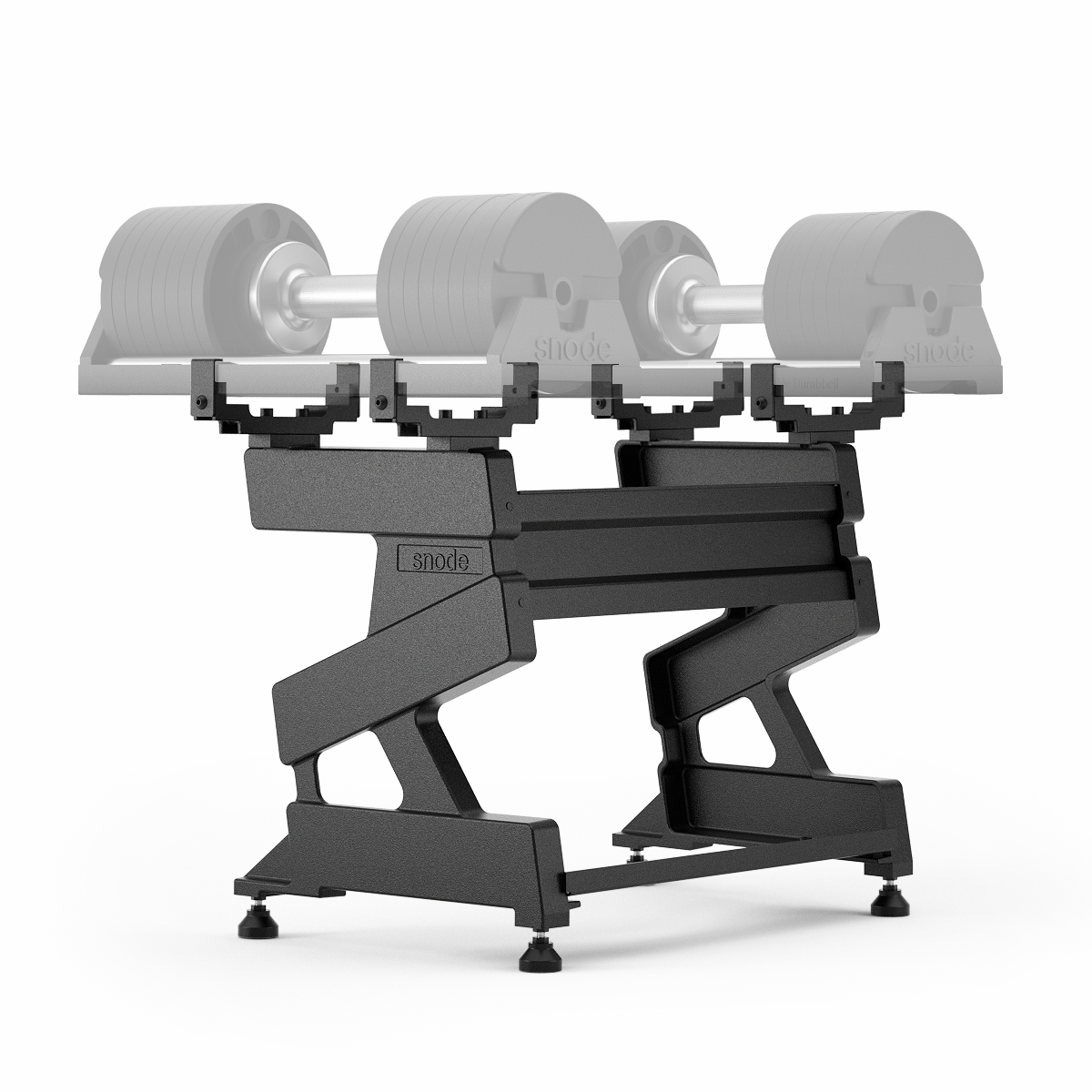 Snode Cast Iron Step-in Structure Dumbbell Rack