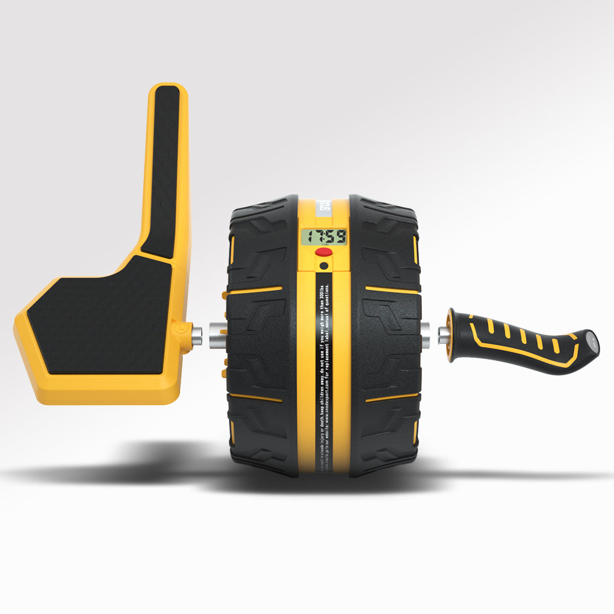 SNODE 3-Stufen-Widerstand Rebound Ab Roller mit abnehmbaren Ellbogenstützen S520S