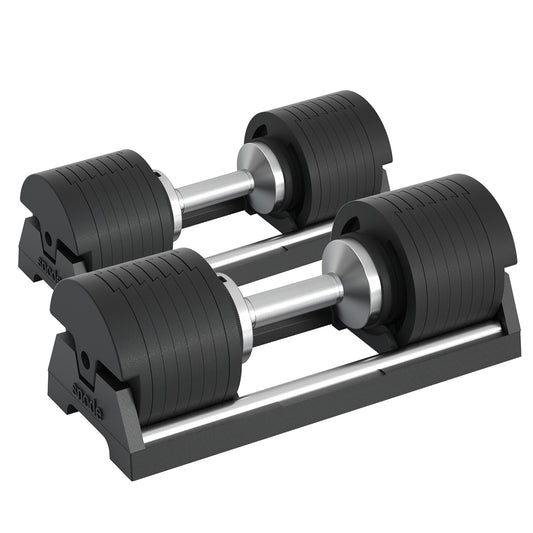 Snode 40KG Drop-proof Cast Iron Adjustable Dumbbells(One Pair)