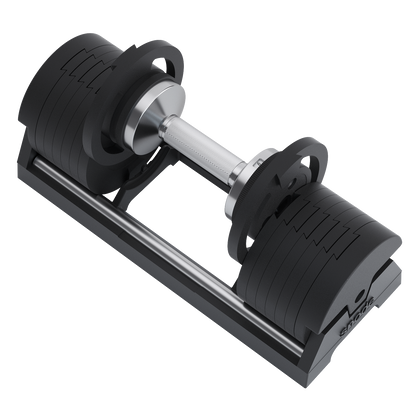 SNODE 40KG AD85 Mancuerna ajustable (Par) con soporte