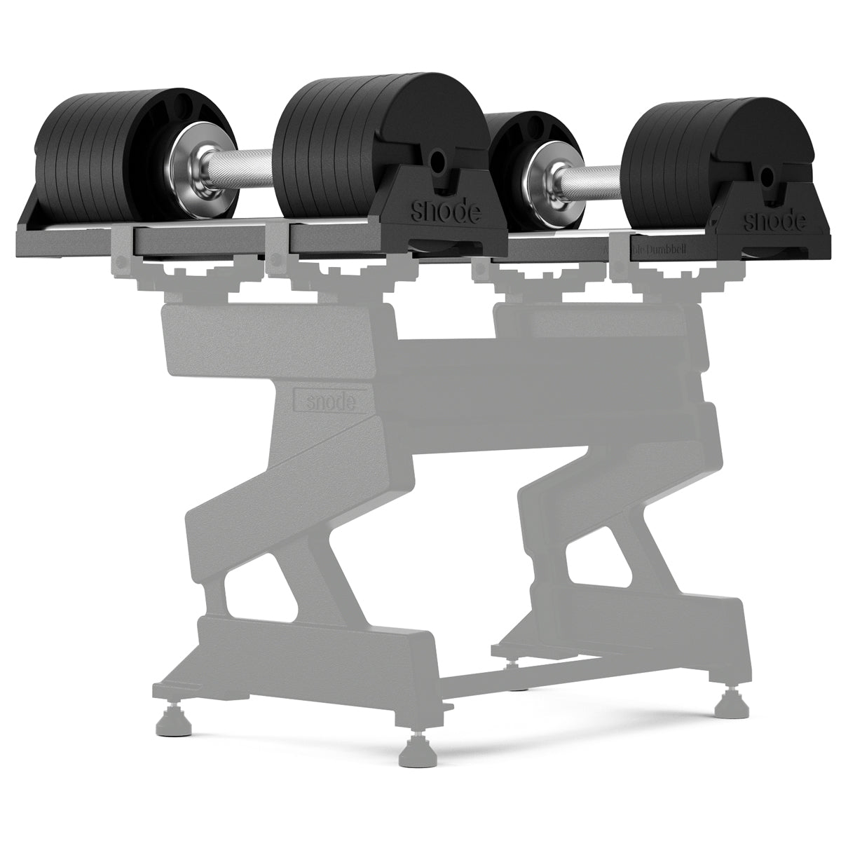 Snode 40KG Drop-proof Cast Iron Adjustable Dumbbells（One Pair）