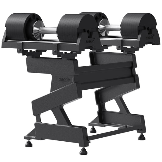 SNODE 40KG AD85 adjustable dumbbell(Pairs) with stand