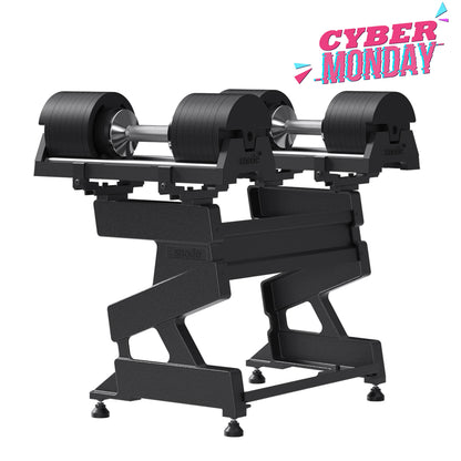 Snode 40KG Drop-proof Cast Iron Adjustable Dumbbells（One Pair）