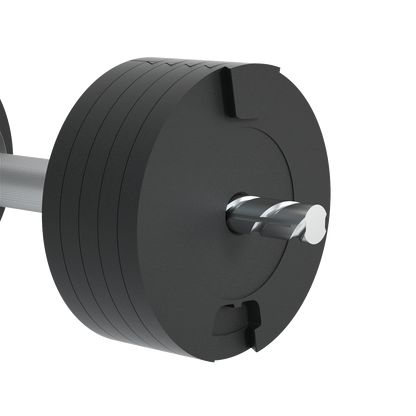 SNODE 40KG AD85 Mancuerna ajustable (Par) con soporte